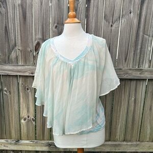 Gypsy05 cotton & silk top, size small